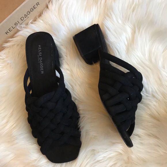 Kelsi Dagger Shoes - Kelsi Dagger Brooklyn Sky Dress Woven Mule Sandal